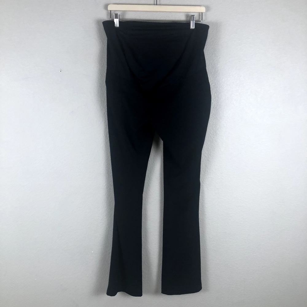 Isabell Maternity Pants Women 6 Black Maternity Stretch Bootcut Athleisure Comfy